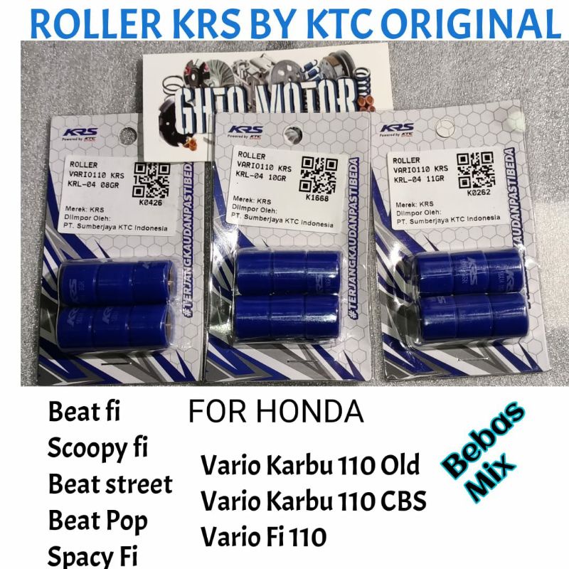 ROLLER KRS BEAT FI SCOOPY FI VARIO KARBU 110 VARIO 110 FI ESP BEAT POP SPACY FI BEAT STREET ROLLER RACING KRS BEAT FI 8 GRAM 9 GRAM 10 GRAM 11 GRAM 12 GRAM ROLER KRS BEAT FI BEAT ESP ROLER MURAH ROLLER VIRAL ROLLER MURAH KWALITAS MANTAP ROLLER KTC KYTACO