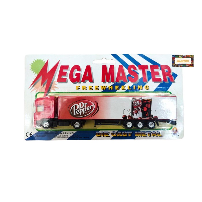 Mega Master 1/87 Advertisement Truck Dr.Pepper - Panjang 19 cm