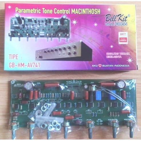 KIT Tone control Stereo parametrik Equalizer macintosh 10 IC Er~1786