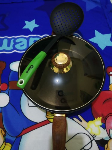 Frypan Stainless Steel + Tutup Kaca 24cm Oxone Ox-933p