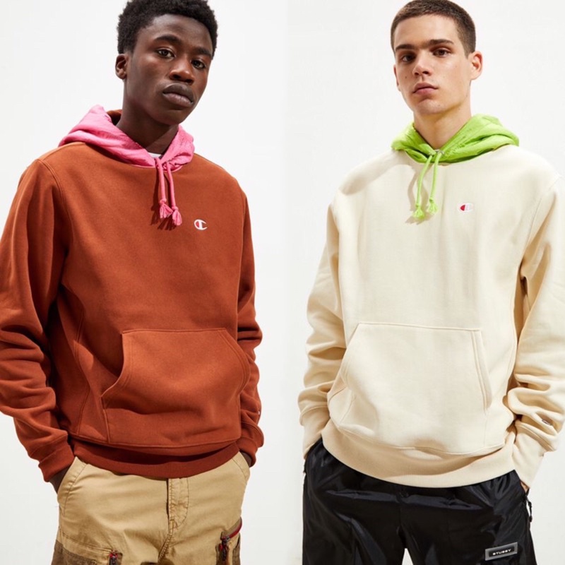 CHAMPION UO EXCLUSIVE COLORBLOCK NYLON HOODIE