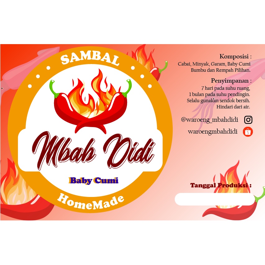 

sambal cumi mbah didi home made di jamin bikin kangen