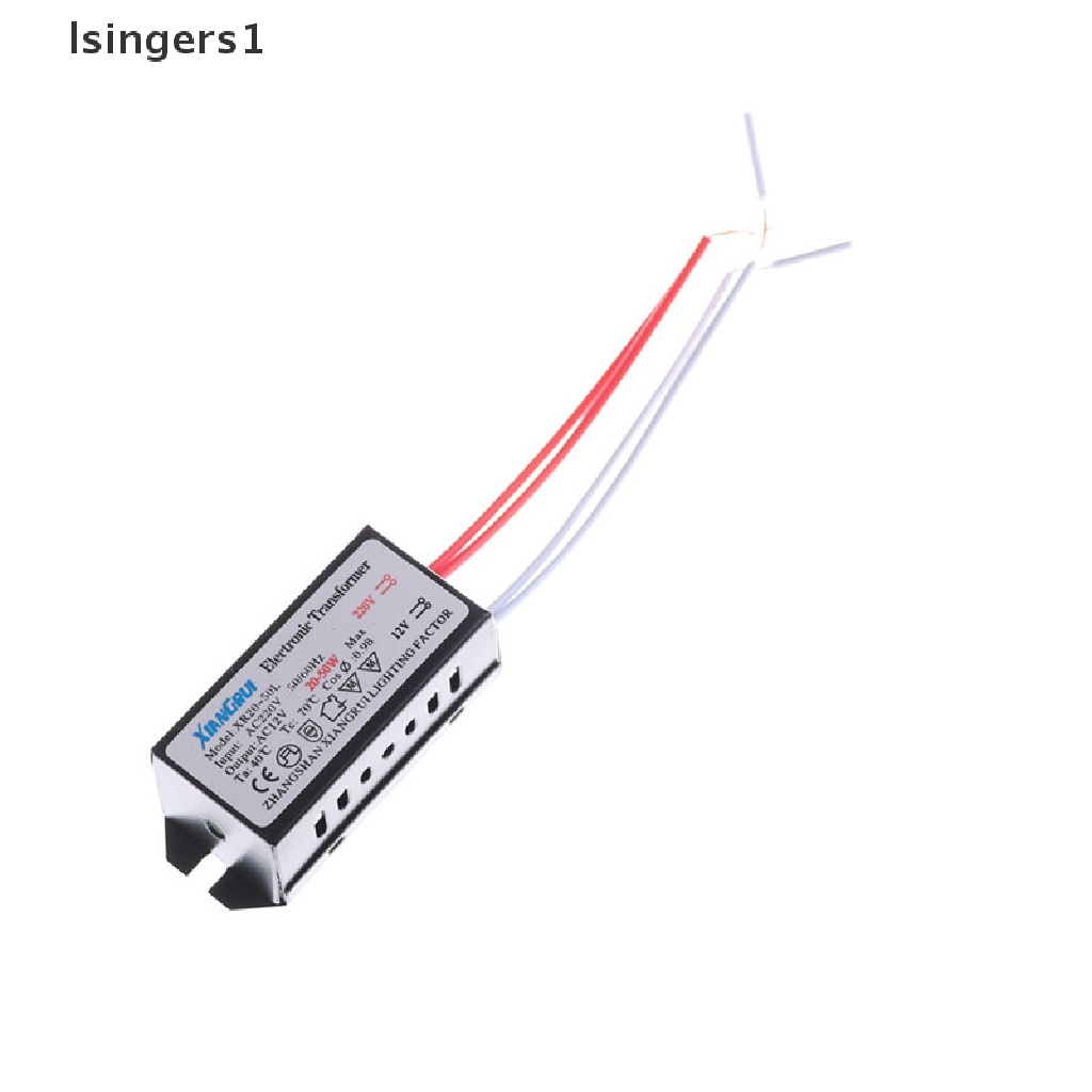 (lsingers1) Transformer Lampu Halogen LED AC 220V Ke 12V 20-35W