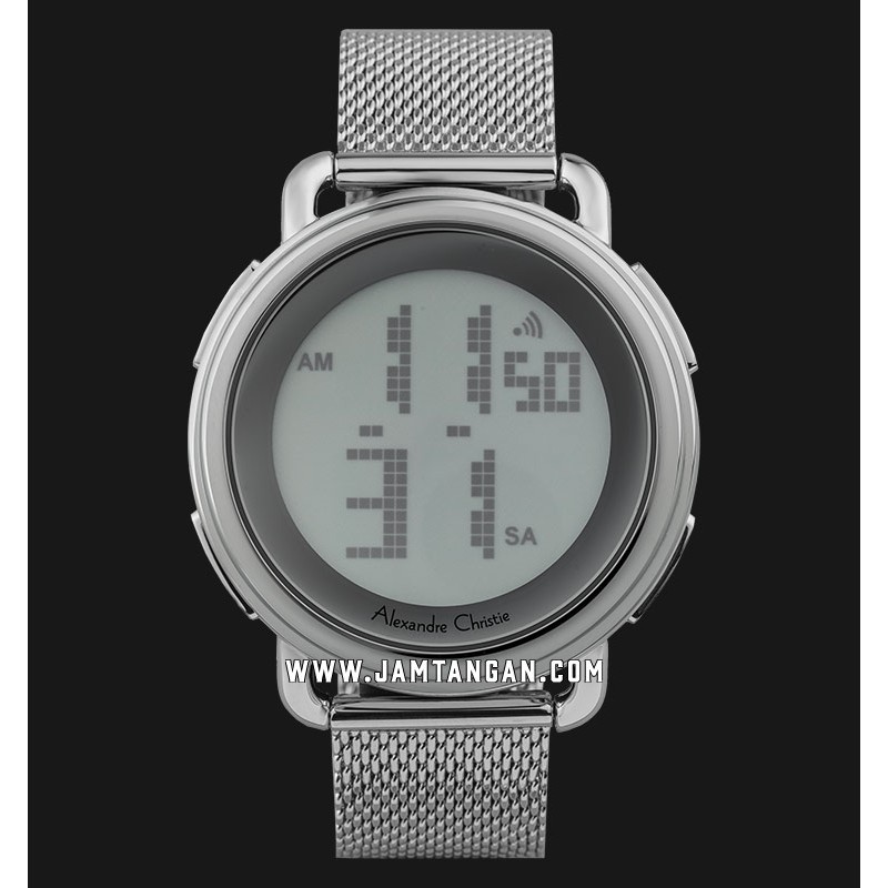 Alexandre Christie AC 9227 LH BSSSL Unisex Digital Dial Mesh Strap