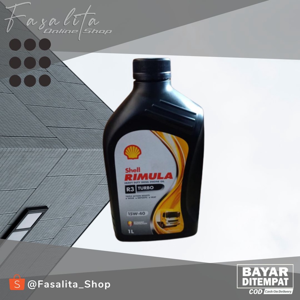 Oli Shell Rimula R3 Turbo Diesel Engine Oil