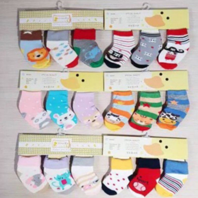 Kaos Kaki Bayi Winteku Motif Karakter Murah Perlengkapan Bayi Newborn