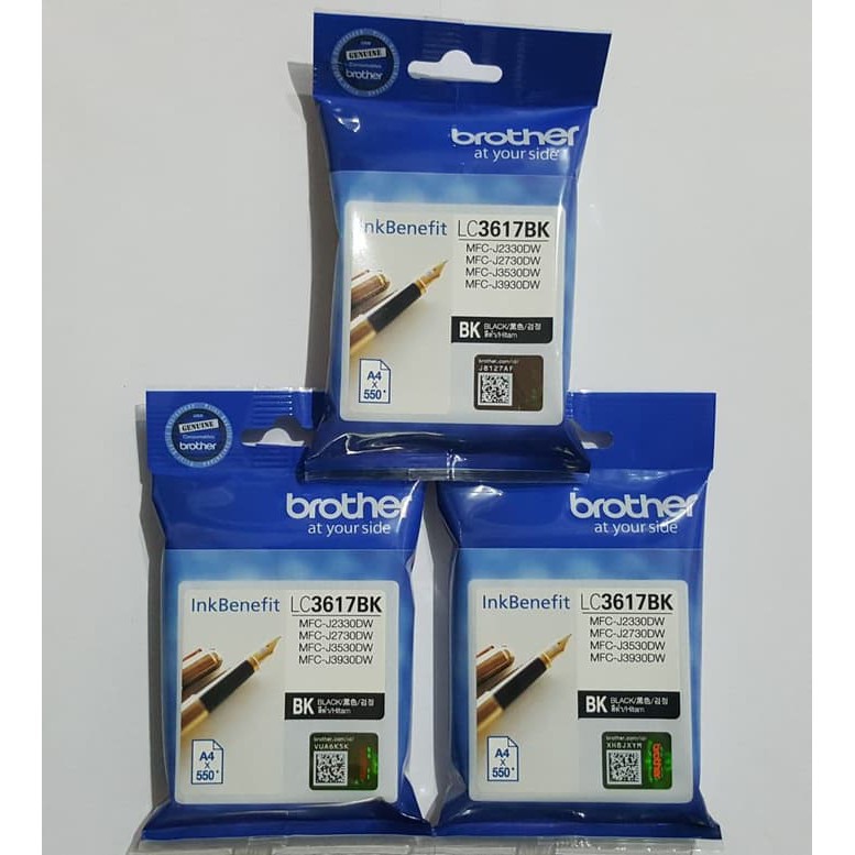 BROTHER Tinta LC-3617BK | LC3617BK | LC3617 BK Original Black