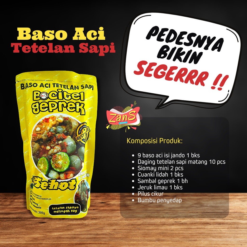 

Baso Aci Sehot Baso Aci Tetelan Sapi - Netto 200 gr