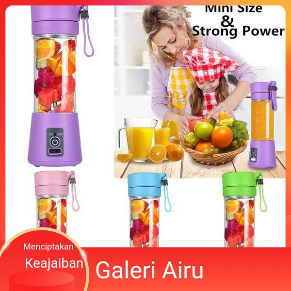 

Blender Portable 6 Mata Pisau EMD777 S304 Jus USB Mixer Alat Smoothie Juicer Juice Buah Fruit Bumbu
