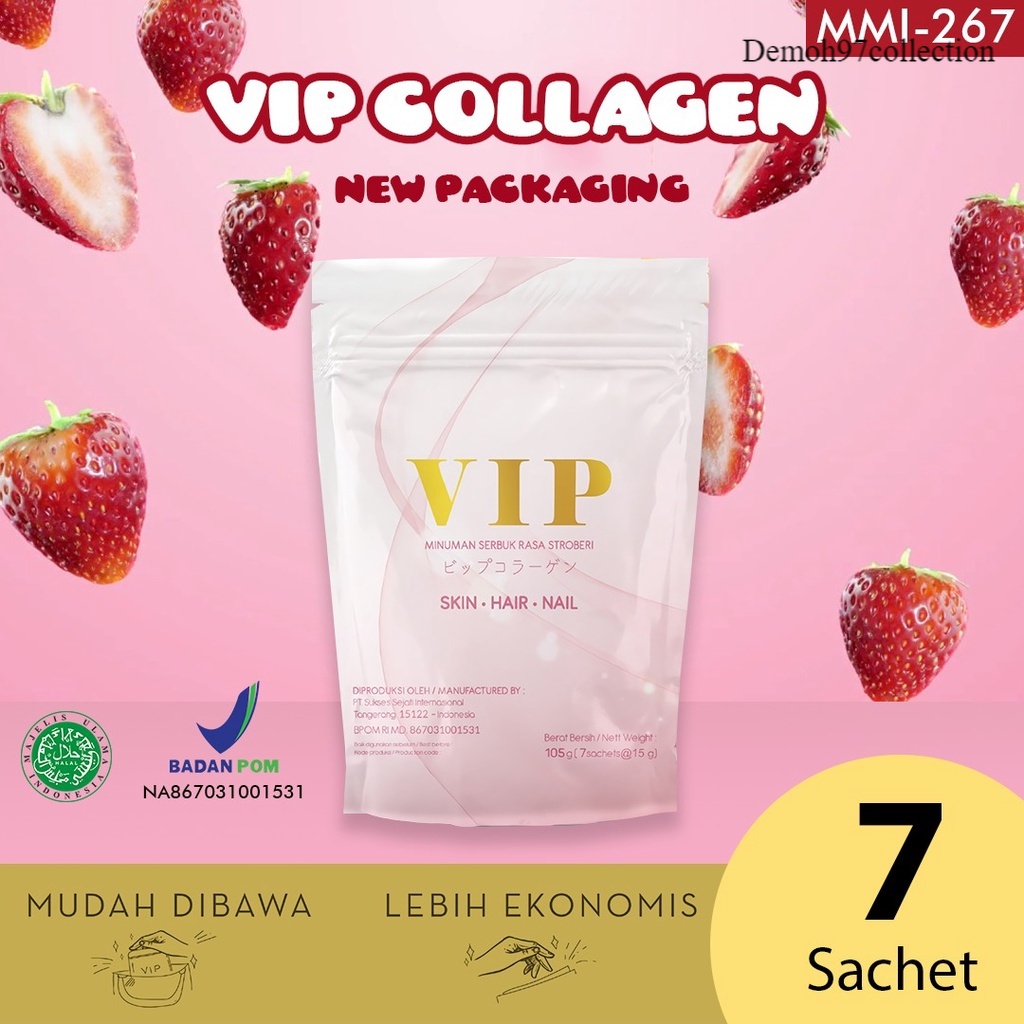 

VIP COLLAGEN minuman kesehatan collagen strawberry