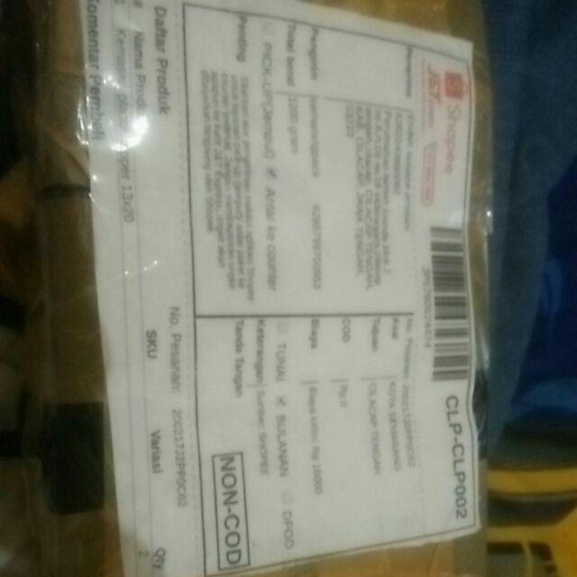 Kemasan Plastik Zipper 13x20