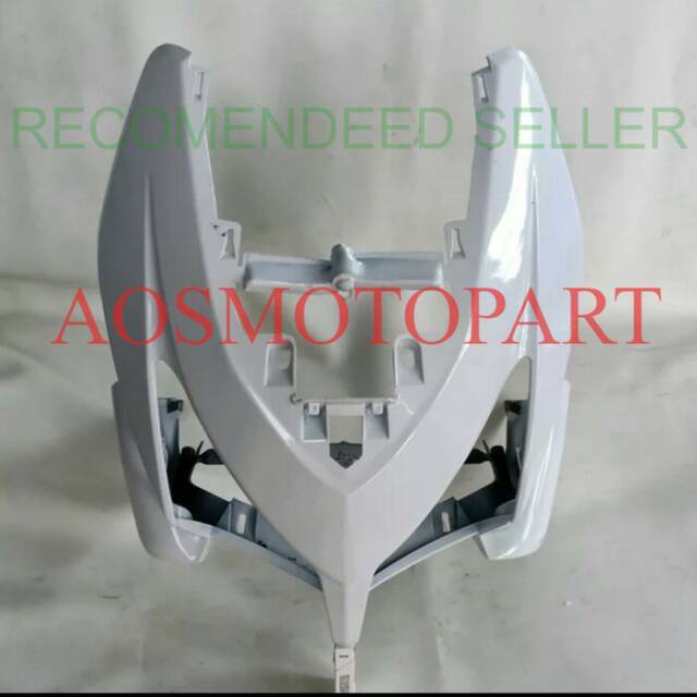 Cover tameng body lampu depan vario cw 110 karbu putih