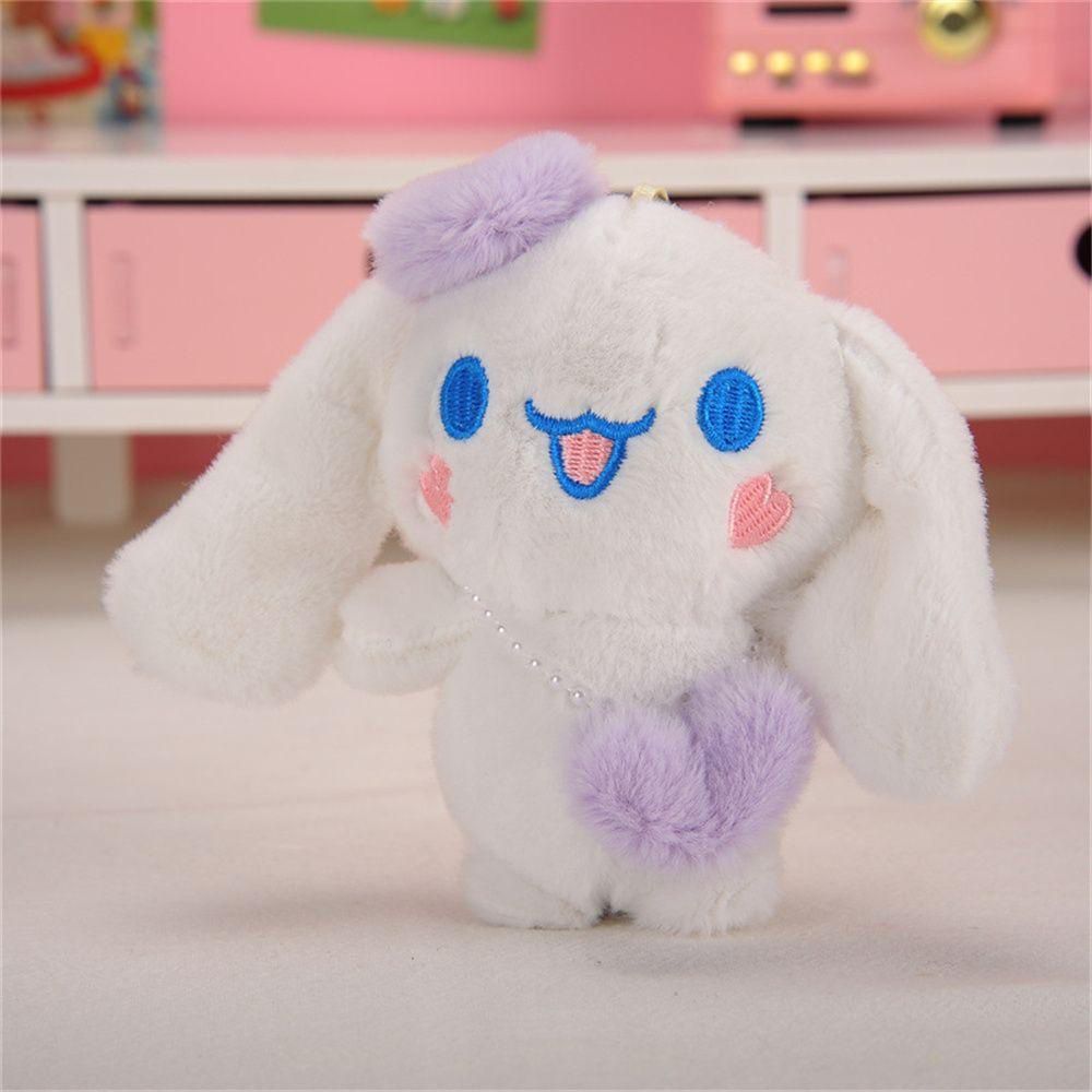 Sanrio Cinnamoroll Plush Toy Cute Cartoon Doll Lover Bag Pendant Key Chain