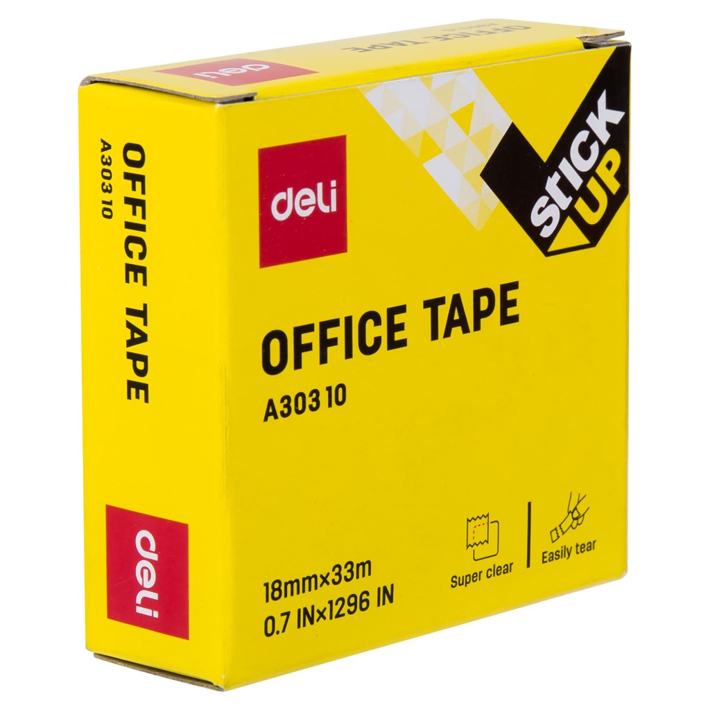 Deli Tape / Solatip Kecil Isolasi Kantor Transparan EA30310