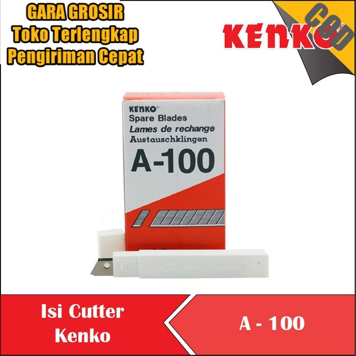 

Refill Pisau Isi Cutter kecil A100 Besar L-150 Cuter Kater Pisau