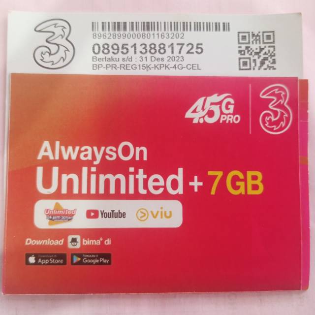 Perdana Tri 7Gb Unlimited Sp Tri 7Gb Unlimited Sp Theree 7Gb Unlimited