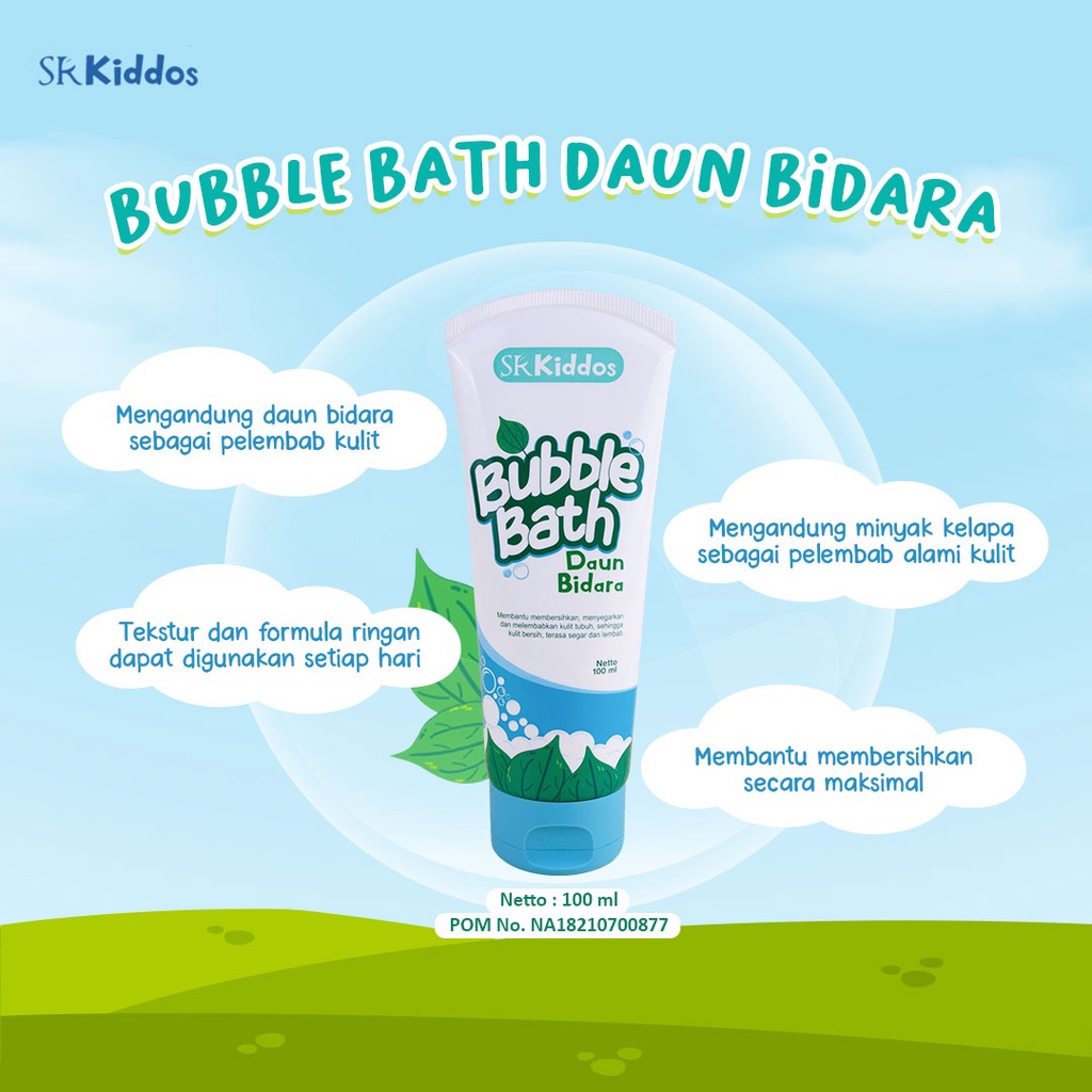 SR Kiddos Baby Care Package SR12 - Bubble Bath Daun Bidara - Lotion Telon Bidara - Shampoo &amp; Conditioner Daun Bidara - Baby Care Package Daun Bidara - Perawatan Bayi Balita SR12 - Daun Bidara Anak - Skincare Bayi Balita