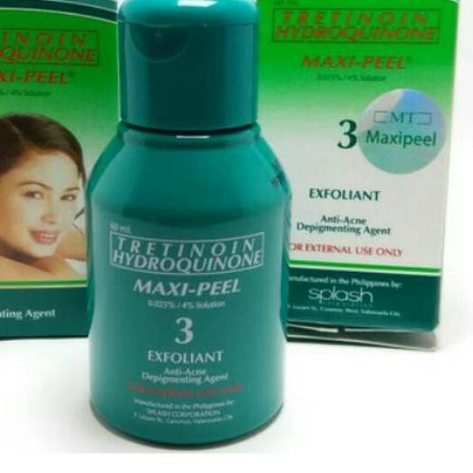 ֍ MAXI-PEEL TRETINION HIDROQUINONE 3 EXFOLIANT ANTI ACNE ◙