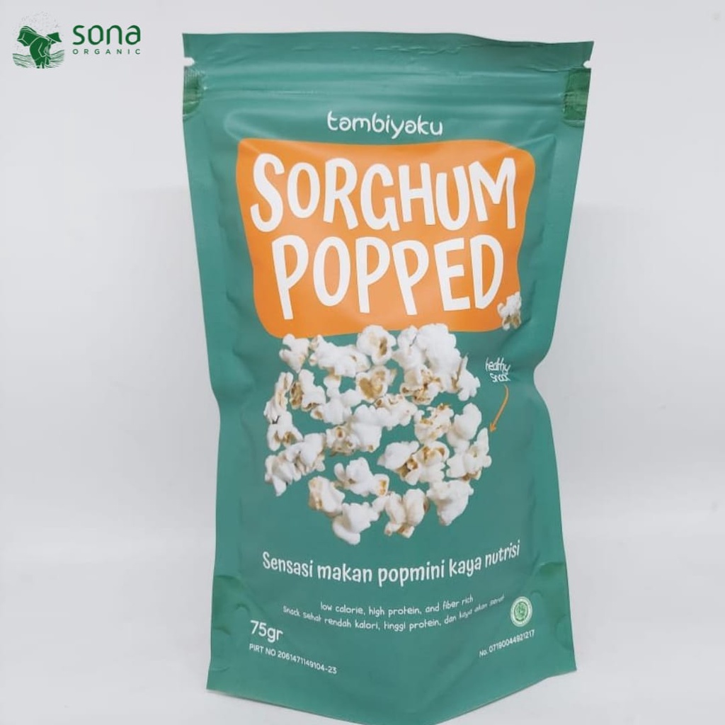 

Popped Shorgum 75gr Tambiyaku - Snack Sehat Rendah Kalori