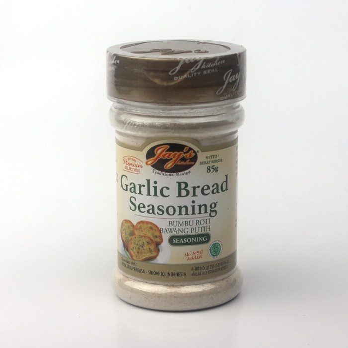 

JAYS GARLIC BREAD SEASONING - BUMBU ROTI BAWANG PUTIH 85GR HALAL