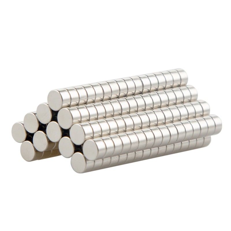 Powerful Neodymium Magnet NdFeB N35 50 PCS - MG01 - Silver