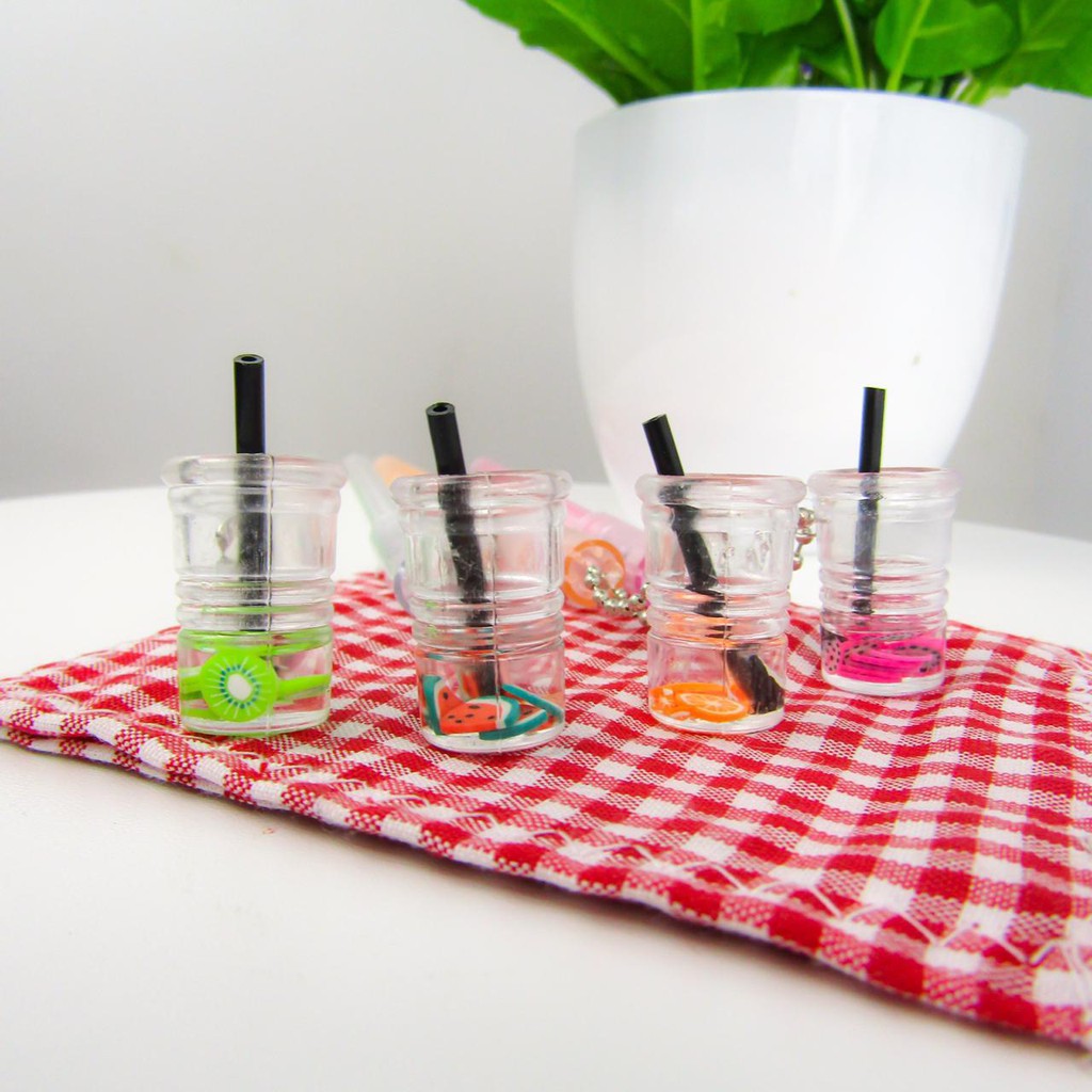 Pulpen Minuman Jus Buah LEMONADE dengan topping pen bolpen  lucu kado unik BUKAN boba bubble tea cod-2