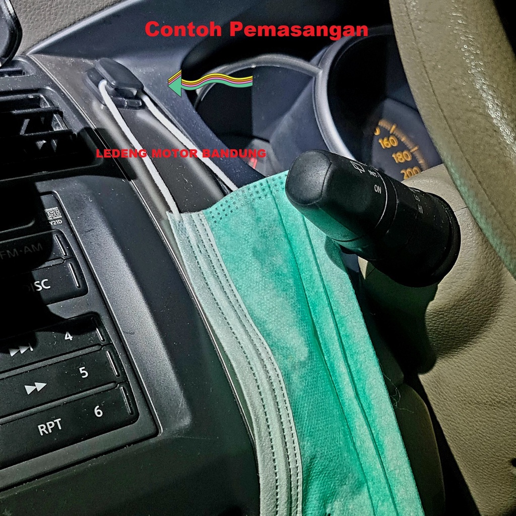 Gantungan Masker Mobil Tempat Gantung Barang Tempel Dasboard Car Holder Hook