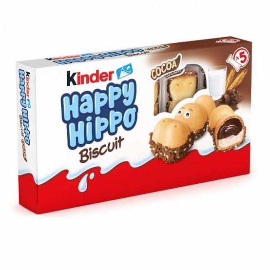 Khas Jaya KINDER HAPPY HIPPO Biscuit Cocoa Isi 5 Pcs (Made in UK)