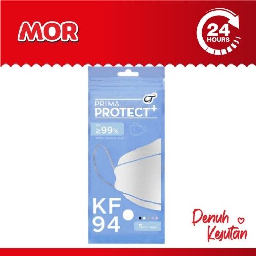 PRIMA PROTECT+ Masker KF94 Face Mask - 1 Pack isi 5 Pcs - 4ply