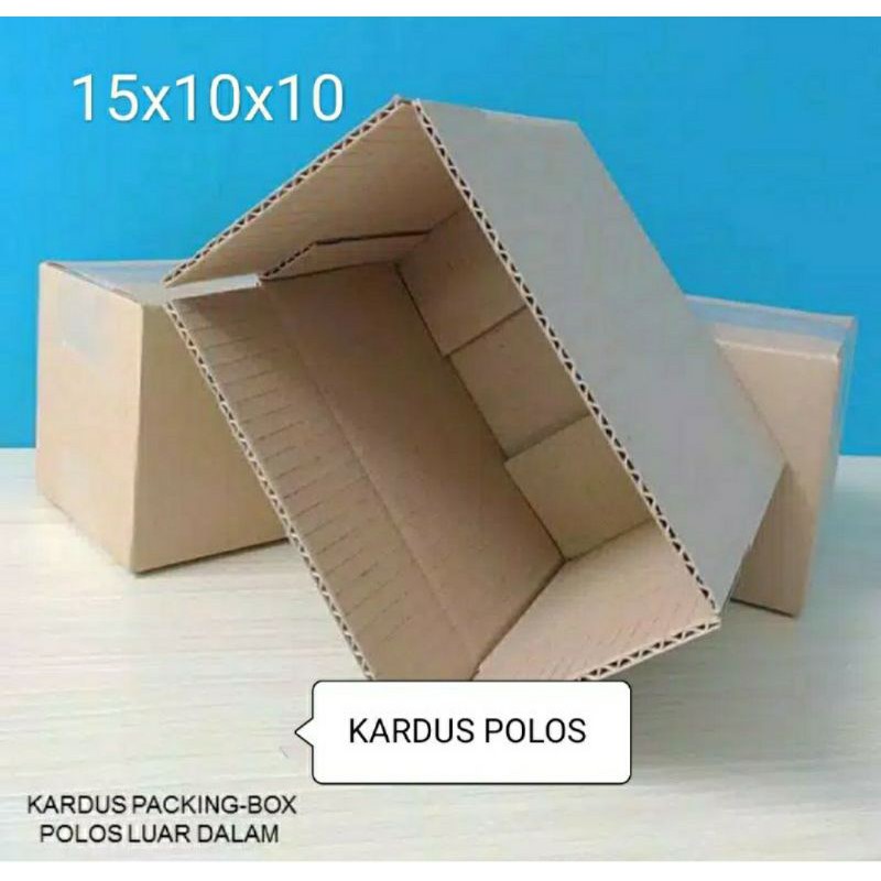 

termurah KARDUS pack polos uk 15x10x10 pack