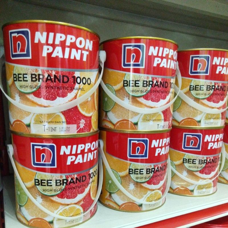 

Cat Minyak Kayu/Besi Bee Brand 1000 2.5 liter