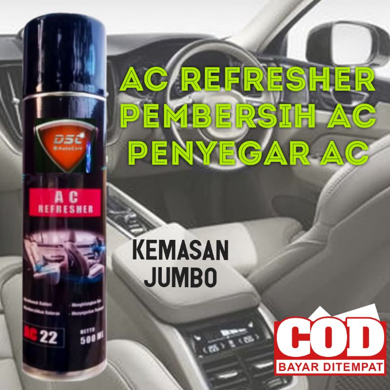 Ac cleaner mobil kemasan 500 ml Penyegar bau AC mobil DSC ac refresher mobil pembersih ac mobil