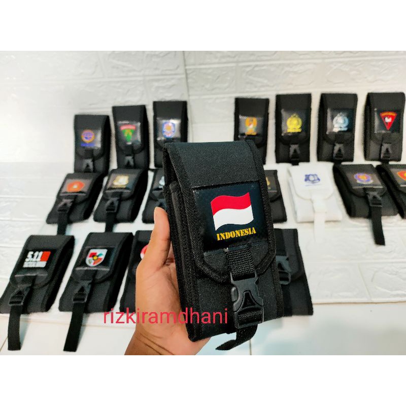 SARUNG HP TACTICAL LOGO BENDERA 511- TEMPAT HP PINGGANG TACTICAL