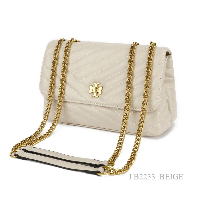 Tas Tory Burc Kira Chevron Shoulder Bag B2233 Semi Premium