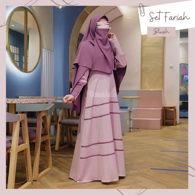 GAMIS SET FARIAH BY KHAZANNAH SUNNAH
