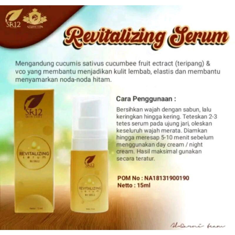 SERUM REVITALIZING SR12 / SERUM WAJAH /SERUM MATA PANDA SKINCARE BPOM /SERUM PENGHILANG BOPENG / SERUM ANTIAGING /SERUM MENGECILKAN PORI-PORI