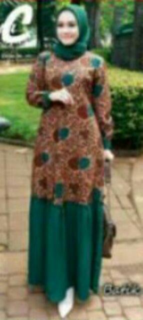 Gamis Batik Syari Meisya Style