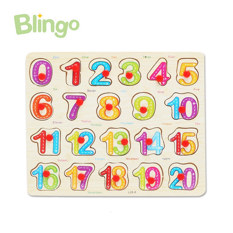 【COD】BLINGO PUZZLE HURUF &amp; ANGKA / mainan puzzle kayu anak / Mainan Edukasi Anak