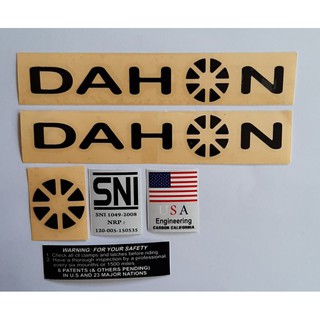 sticker stiker  dahon  polos seli sepeda  lipat  Shopee 