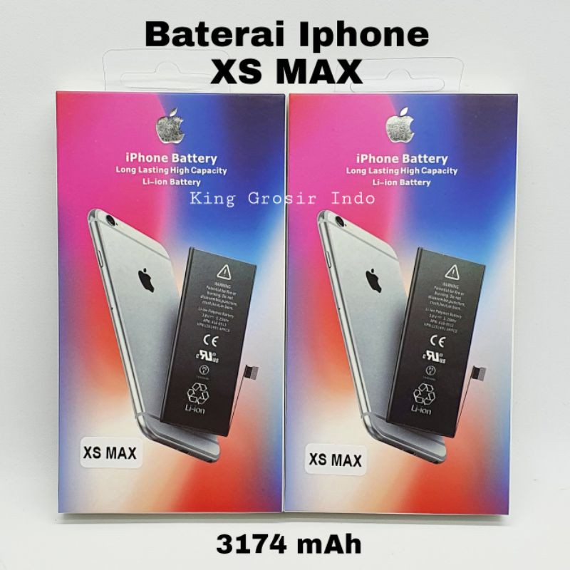 Baterai Iphone XS MAX Original 100% Battery Batre Iphone