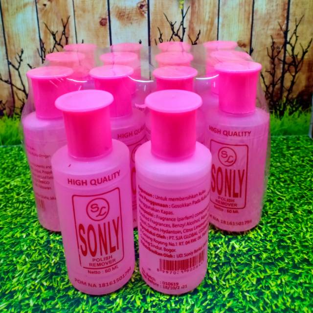 ASETON SONLY BPOM//Penghapus Cat Kuku Cda 12 Pcs BPOM