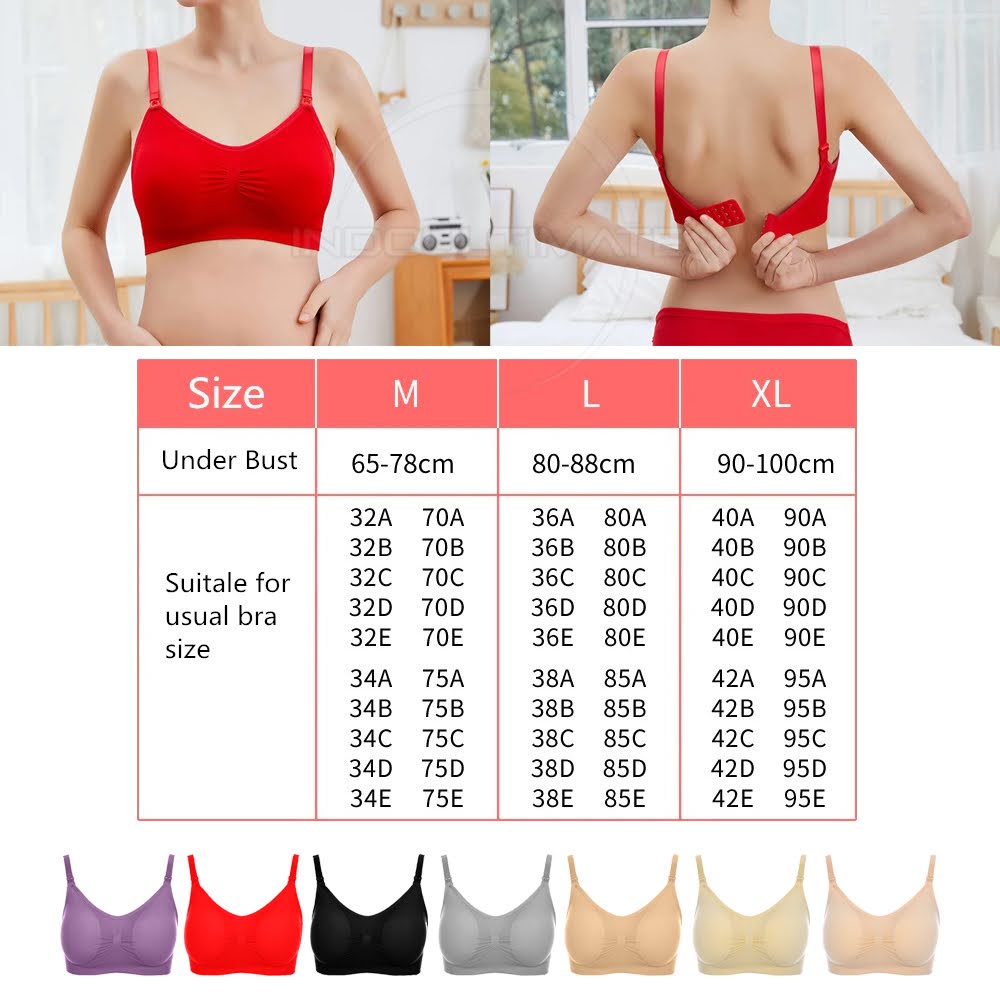 Sport Bra BH Ibu Menyusui NYAMAN PREMIUM Tanpa Kawat BIM-09 Nursing Bra Ibu hamil busui cover menyusui ASI Pakaian Dalam Underware wanita Ibu hamil jumbo murah import