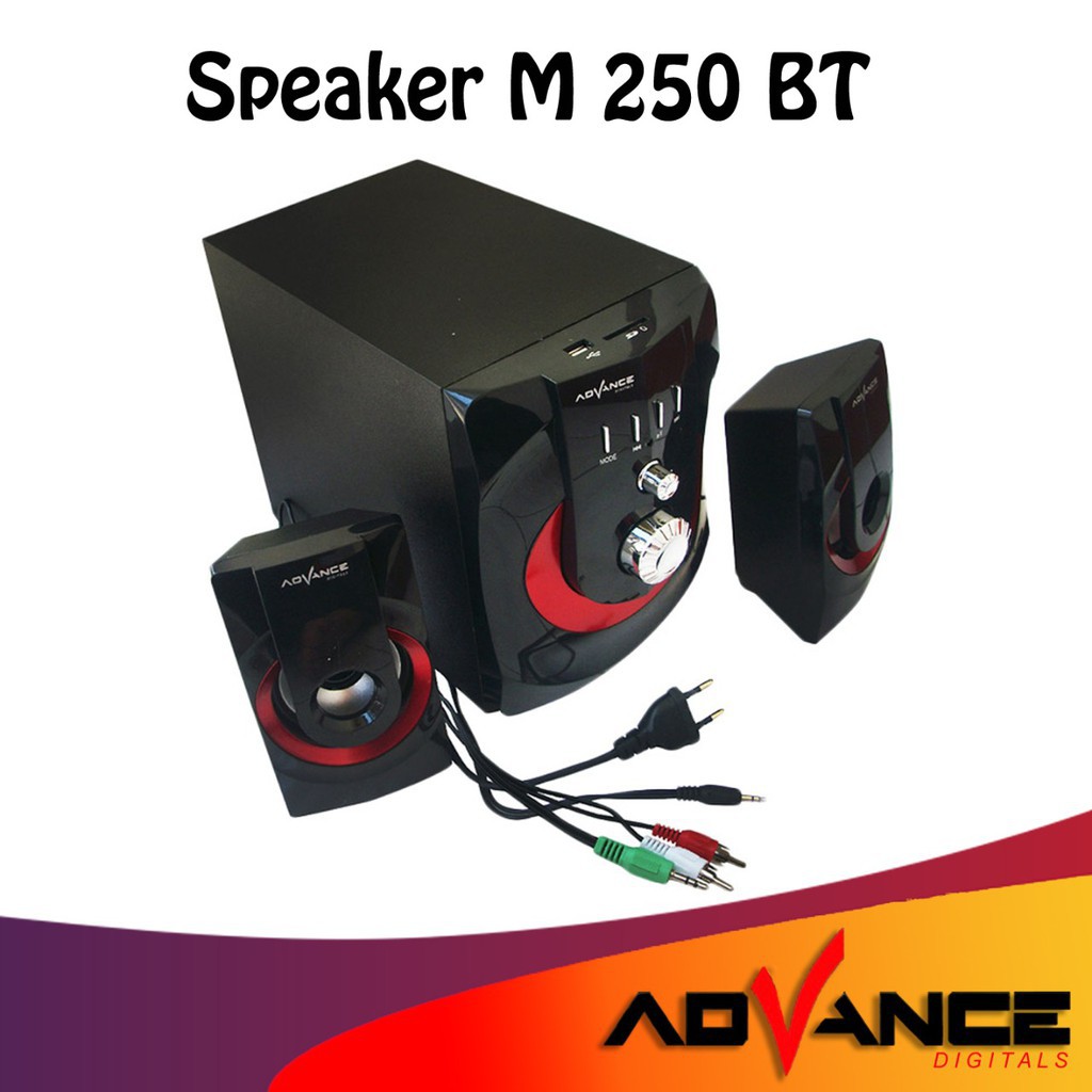 ADVANCE M250BT Speaker Aktif Active Bluetooth FM Radio USB SD Memory