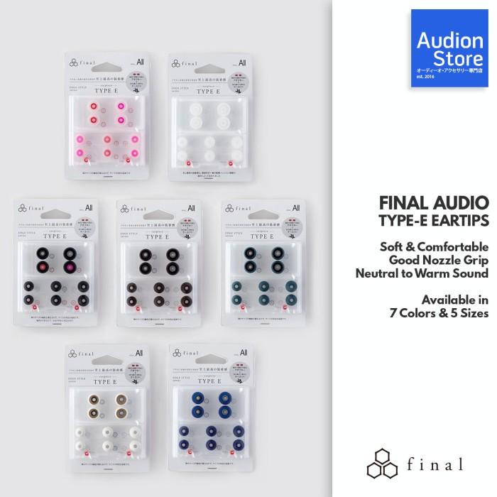 Final Audio Type-E/Type E Soft & Comfortable Silicone Eartips Earpiece