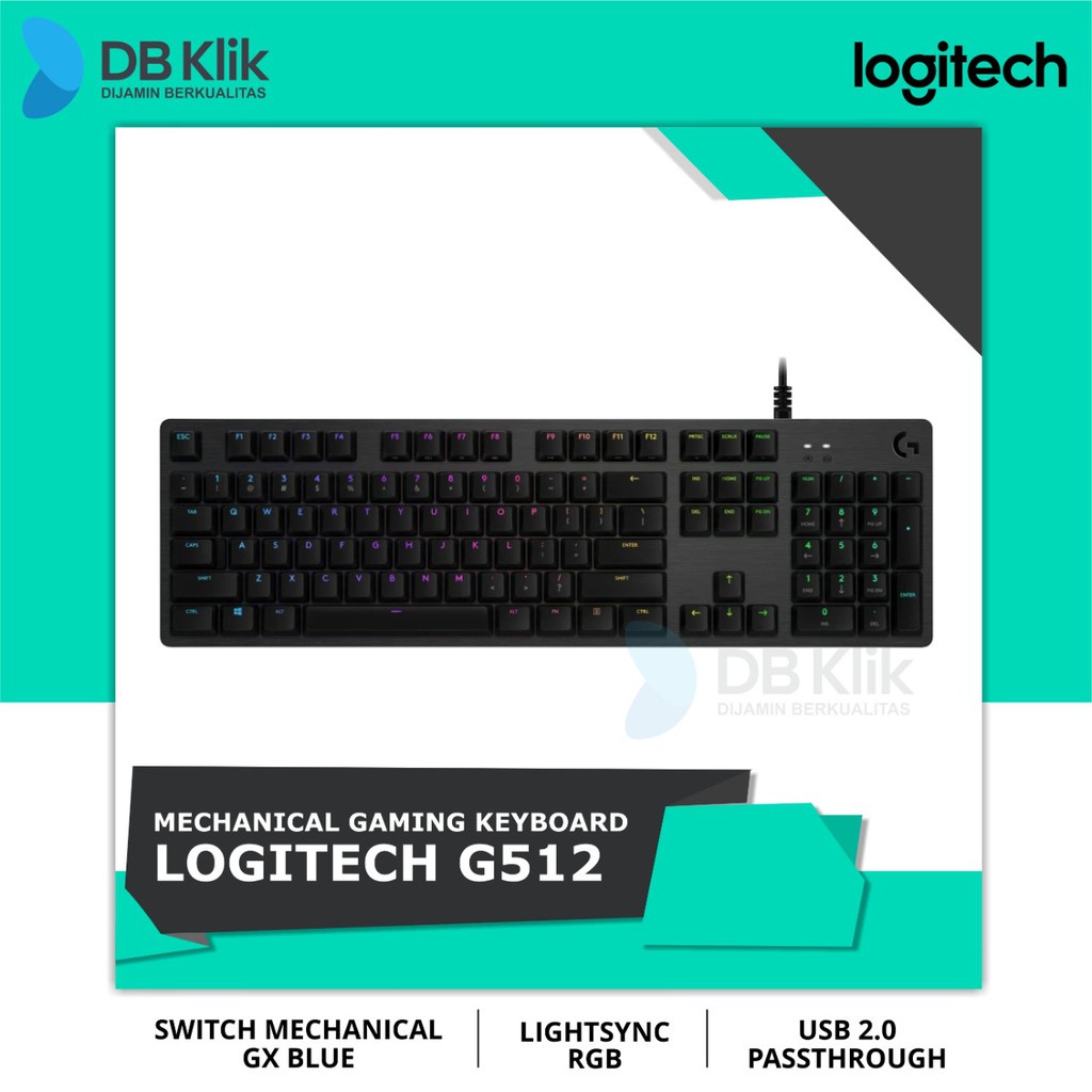 Logitech G512 Carbon RGB Mechanical Gaming Keyboard