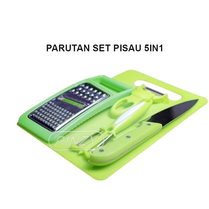 Parutan serbaguna 5in1 Peeler Pisau serbaguna