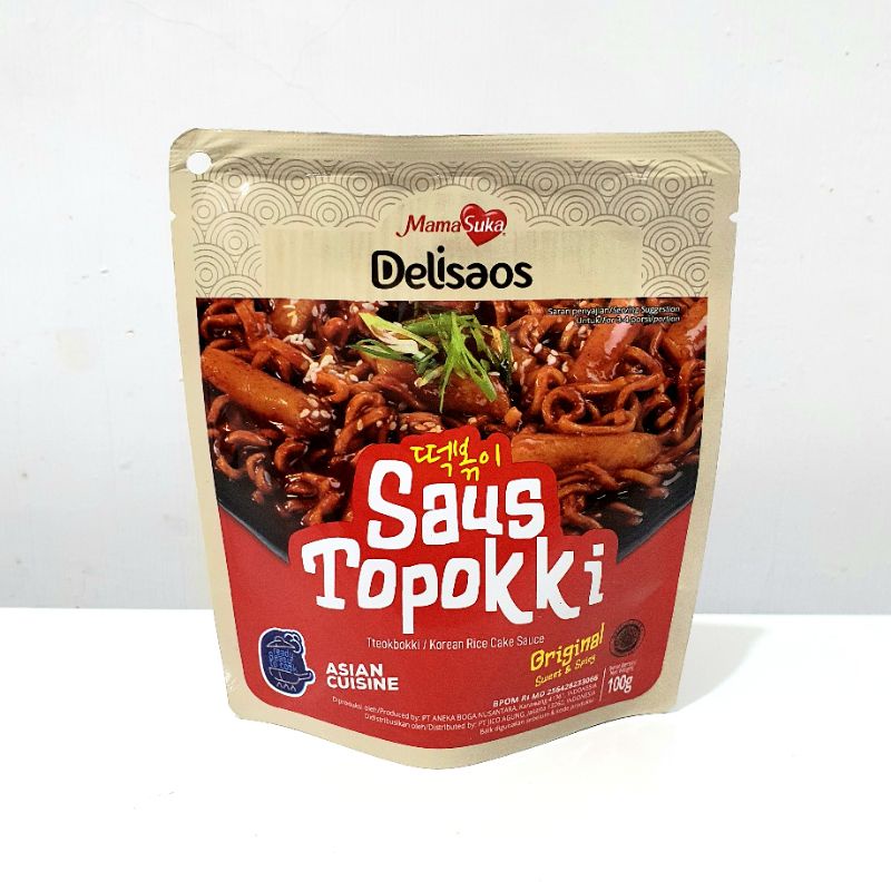 Mama Suka Delisaos Saus Topokki Original 100g