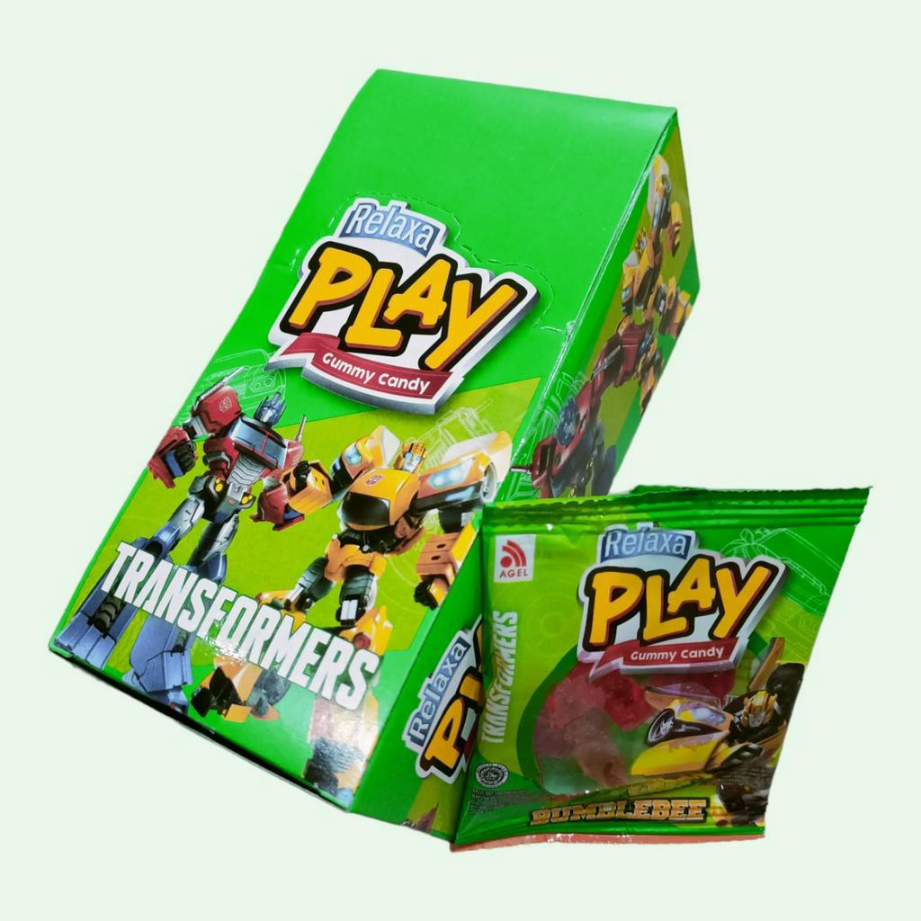 

Relaxa Play Jelly Gummy Candy Karakter Transformer [12 pcs/box]