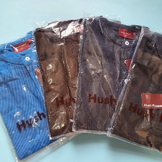  Hush  Puppies  round neck mens Kaos  Polo  leher Bulat 