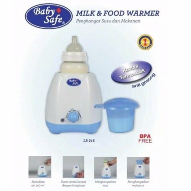 Baby Safe Milk &amp; Food Warmer - Alat Penghangat ASI dan Makanan Bayi LB215